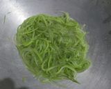 A picture of step 3 of Lauki sweet-Hariyala lachha (bottlegourd sweet).