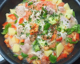 Foto del paso 1 de la receta: Pollo con verduras. Muy rápido y fácil de hacer