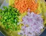 A picture of step 2 of Veg lollipop.