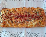 Foto del paso 9 de la receta: Hojaldre con queso de cabra, membrillo, jamón y semillas