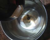 A picture of step 2 of Butter Scotch Cold Coffee shake.