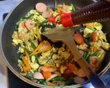 Foto langkah ke 8 dari resep Bihun Goreng Cabe Ijo.
