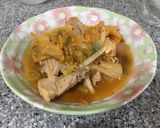 Hình bước làm 5 của món Canh kim chi