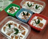 Foto langkah ke 3 dari resep Kue Keranjang Santan Kukus.
