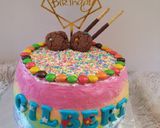 Foto langkah ke 4 dari resep Rainbow Cake.