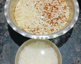 A picture of step 1 of Healthy Whole Ragi Idli.