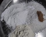 A picture of step 1 of Coconut Burfi.