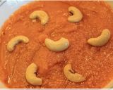 A picture of step 5 of Kaju ka halwa.