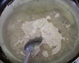Bableves kuktában, füstölt csülökkel, salátával recept fázis 2 fotója