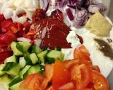 Tésztasaláta, ahogy mi szeretjük 🍅🌶️🥒 recept fázis 3 fotója
