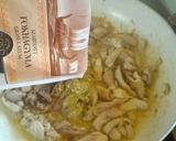 Zöldbabos, sajtos csirke recept fázis 4 fotója