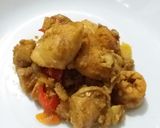 Foto langkah ke 5 dari resep Tumis Telor Ikan Kakap Simpel.