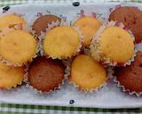 Hình bước làm 3 của món Muffin quế, chocolate và muffin vani