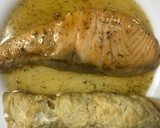 Foto del paso 5 de la receta: Salmón con miel y complementos