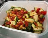 Une image de l'étape 13 de Minis chorizos grillés aux tomates et courgette ronde.
