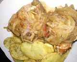 Foto del paso 5 de la receta: Lomo de cerdo relleno con papas españolas al horno