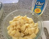 Foto del paso 1 de la receta: Ensalada de papas navideña