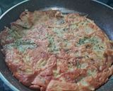 A picture of step 1 of Spinach chilla.