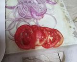 A picture of step 7 of Kentucky fried chicken burger.