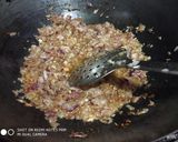 A picture of step 4 of Raw Banana Bhaji.