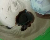 Foto langkah ke 3 dari resep Brownies Kukus Ketan Hitam Pandan.