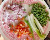 A picture of step 1 of Veg.Spring roll.