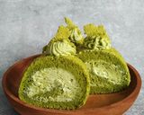 Foto langkah ke 6 dari resep Matcha Roll Cake (Bolu Gulung Matcha).