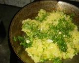A picture of step 1 of Potato stuff idli.
