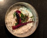 A picture of step 7 of Curd Rice.