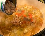A picture of step 5 of Simple Cabbage & Bean Soup with Pork.