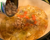 A picture of step 5 of Simple Cabbage & Bean Soup with Pork.