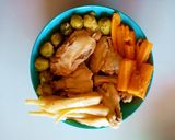 Levesbetét - grízgaluska recept fázis 2 fotója