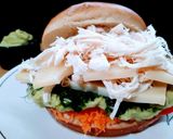 Foto del paso 1 de la receta: Sándwich de pollo y queso 👍🇵🇪