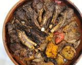 A picture of step 5 of Grilled Lamb Chops with Squash and Potatoes.