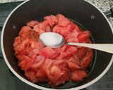 Foto del paso 4 de la receta: Bonito fresco con un frito de pimientos y tomate.Es pec ta cu lar