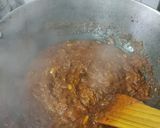 A picture of step 9 of Kashmiri kadam Saag Chicken.