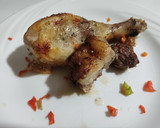 Foto del paso 3 de la receta: Muslos de pollo asados con costillas de cerdo con sabor a carbón