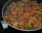 A picture of step 8 of Persian Loobia Polo (Green Bean Rice With Minced Beef) لوبیا پلو با گوشت چرخ کرده.