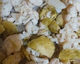 Foto del paso 4 de la receta: Ropollito de Bruselas y coliflor con salsa Blanca