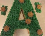 Foto langkah ke 6 dari resep Letter Cake (Tema Bola).