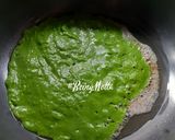 A picture of step 4 of Aloo Palak.