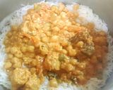 A picture of step 4 of Chicken Chickpea Flavoured Rice/Chicken Chole Biryani😍.
