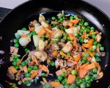 A picture of step 3 of Palak and Veggies Curry.