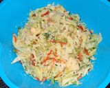 A picture of step 1 of Cabbage Salad with Apple and Walnuts.