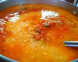 A picture of step 7 of Palak Moong dal tadka.