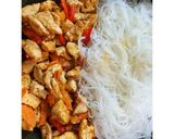 Фото кроку 3 до Фунчоза с курицей 🔥.