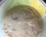 Gambar langkah 2 resipi Tortilla Bawang Putih bersama Ayam / Chicken Garlic Wrap.