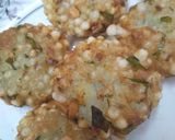 A picture of step 7 of Sabudana Vada.