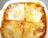 A picture of step 7 of Lasagna.