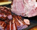 A picture of step 11 of Cherry Dr. Pepper Glazed City Ham.